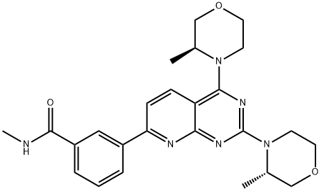 1009298-59-2   3-[2,4-Bis((3S)-3-methylmorpholin-4-yl)pyrido[5,6-e]pyrimidin-7-yl]-N-methylbenzamide