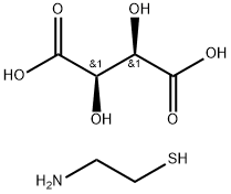 27761-19-9  半胱胺酒石酸鹽  (mercaptoethyl)ammonium hydrogen tartrate