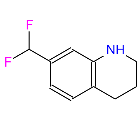 CAS:1783624-20-3，7-(二氟甲基)-1,2,3,4-四氫喹啉