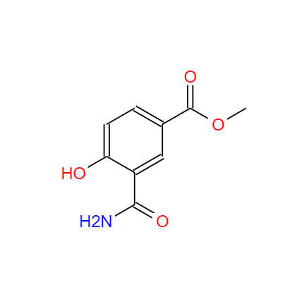 CAS：63874-38-4，5-甲氧羰基水楊酰胺 ，5-Methoxycarbonylsalicylamide 
