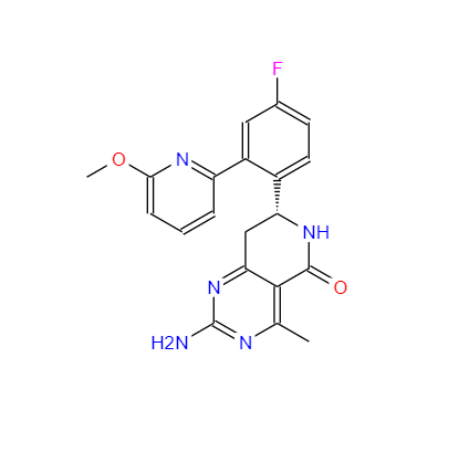 CAS：934343-74-5，(R)-2-氨基-7-(4-氟-2-(6-甲氧基吡啶-2-基)苯基)-4-甲基-7,8-二氫吡啶并[4,3-d]嘧啶-5(6H)-酮 
