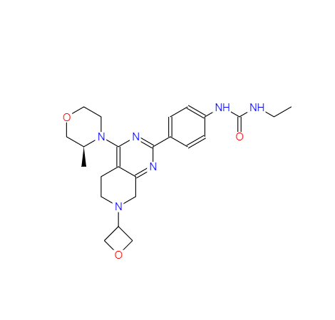 CAS：1207360-89-1，N-ETHYL-N-[4-[5,6,7,8-四氫-4-[(3S)-3-甲基-4-嗎啉基]-7-(3-氧雜環(huán)丁基)吡啶并[3,4-D]嘧啶-2-基]苯基]脲 