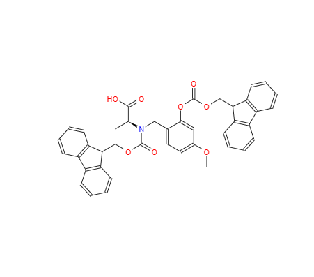 CAS：148515-85-9，N-[芴甲氧羰基]-N-[[2-[[芴甲氧羰基]氧基]-4-甲氧基苯基]甲基]-L-丙氨酸 