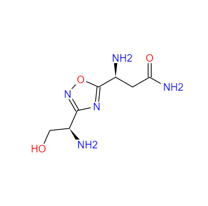 CAS：1673534-73-0，(S)-3-amino-3-(3-((R)-1-amino-2-hydroxyethyl)-1,2,4-oxadiazol-5-yl)propanamide