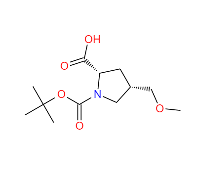 CAS：1378388-16-9，(2S,4S)-1-(叔丁氧羰基)-4-(甲氧甲基)吡咯啉-2-羧酸 