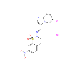 CAS：372196-77-5，2-甲基-5-硝基苯磺酸 [(6-溴咪唑并[1,2-A]吡啶-3-基)亞甲基]甲基肼鹽酸鹽