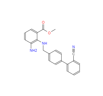 CAS：136304-78-4，3-氨基-2-[(2-氰基聯(lián)苯-4-基)甲基]氨基苯甲酸甲酯 