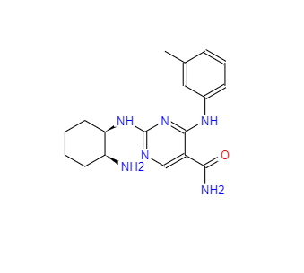 CAS：1194961-19-7，2-((((1R,2S)-2-氨基環(huán)己基)氨基)-4-(間甲苯基氨基)嘧啶-5-羧酰胺 