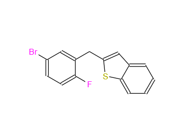 CAS：1034305-17-3，2-(5-溴-2-氟芐基)苯并噻吩