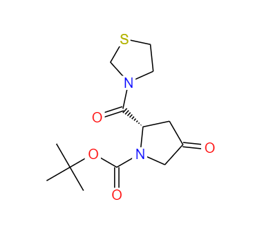 CAS：401564-36-1，(2S)-4-氧代-2-(3-噻唑烷基羰基)-1-吡咯烷羧酸叔丁酯 