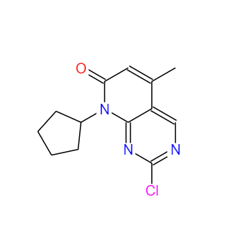 CAS：1013916-37-4，2-氯-8-環(huán)戊基-5-甲基-8H-吡啶并[2,3-D]嘧啶基-7-酮 