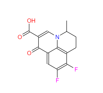 CAS：80076-47-7，8,9-二氟-5-甲基-6,7-二氫-1-氧代-1H,5H-苯并[ij]喹嗪-2-羧酸 