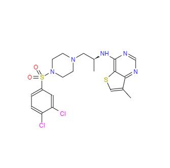 CAS：1017606-66-4，(S)-N-(1-(4-((3,4-二氯苯基)磺酰基)哌嗪-1-基)丙烷-2-基)-7-甲基噻吩并[3,2-d]嘧啶-4-胺