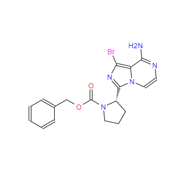 CAS：1420478-88-1，(S)-苯基 2-(8-氨基-1-溴咪唑[1,5-A]吡嗪-3-基)吡咯烷-1-羧酸酯