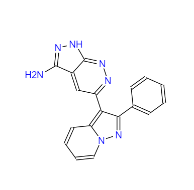 CAS：865362-74-9，5-(2-苯基吡唑并[1,5-a]吡啶-3-基)-1H-吡唑并[3,4-c]噠嗪-3-胺