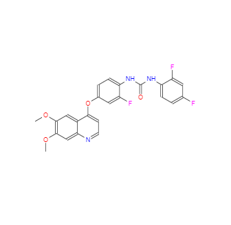 CAS：228559-41-9，N-(2,4-二氟苯基)-N'-[4-[(6,7-二甲氧基-4-喹啉基)氧基]-2-氟苯基]脲