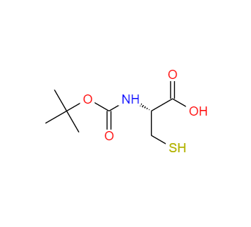 CAS：20887-95-0，(R)-2-((叔丁氧羰基)氨基)-3-巰基丙酸 