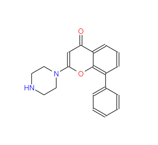 CAS：154447-38-8，8-苯基-2-(1-哌嗪基)-4H-1-苯并吡喃-4-酮