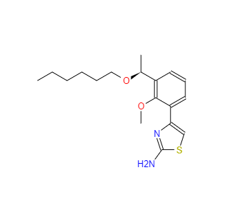 CAS：1110767-98-0，(S)-4-(3-(1-(正己氧基)乙基)-2-甲氧基苯基)噻唑-2-胺