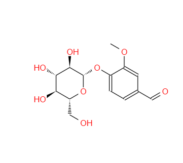 CAS：494-08-6，4-(β-D-葡萄糖基)-3-甲氧基苯甲醛
