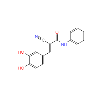 CAS：133550-35-3，(E)-2-氰基-3-(3,4-二羥基苯基)-N-苯基丙烯酰胺