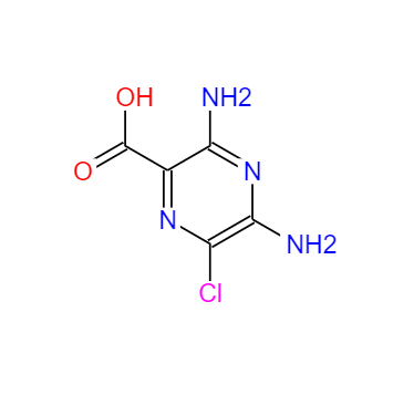CAS：4878-36-8，3,5-二氨基-6-氯-吡嗪-2-羧酸 