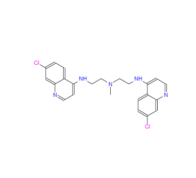 CAS：1391426-22-4，N2-(7-氯-4-喹啉基)-N1-[2-[(7-氯-4-喹啉基)氨基]乙基]-N1-甲基-1,2-乙二胺