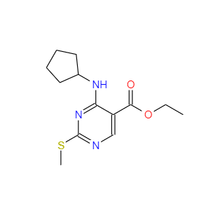 CAS：211245-62-4，4-環(huán)戊基氨基-2-甲硫基嘧啶-5-羧酸乙酯 