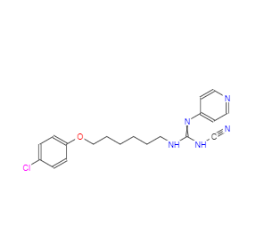 CAS：200484-11-3，N-[6-(4-氯苯氧基)己基]-N'-氰基-N''-4-吡啶基胍